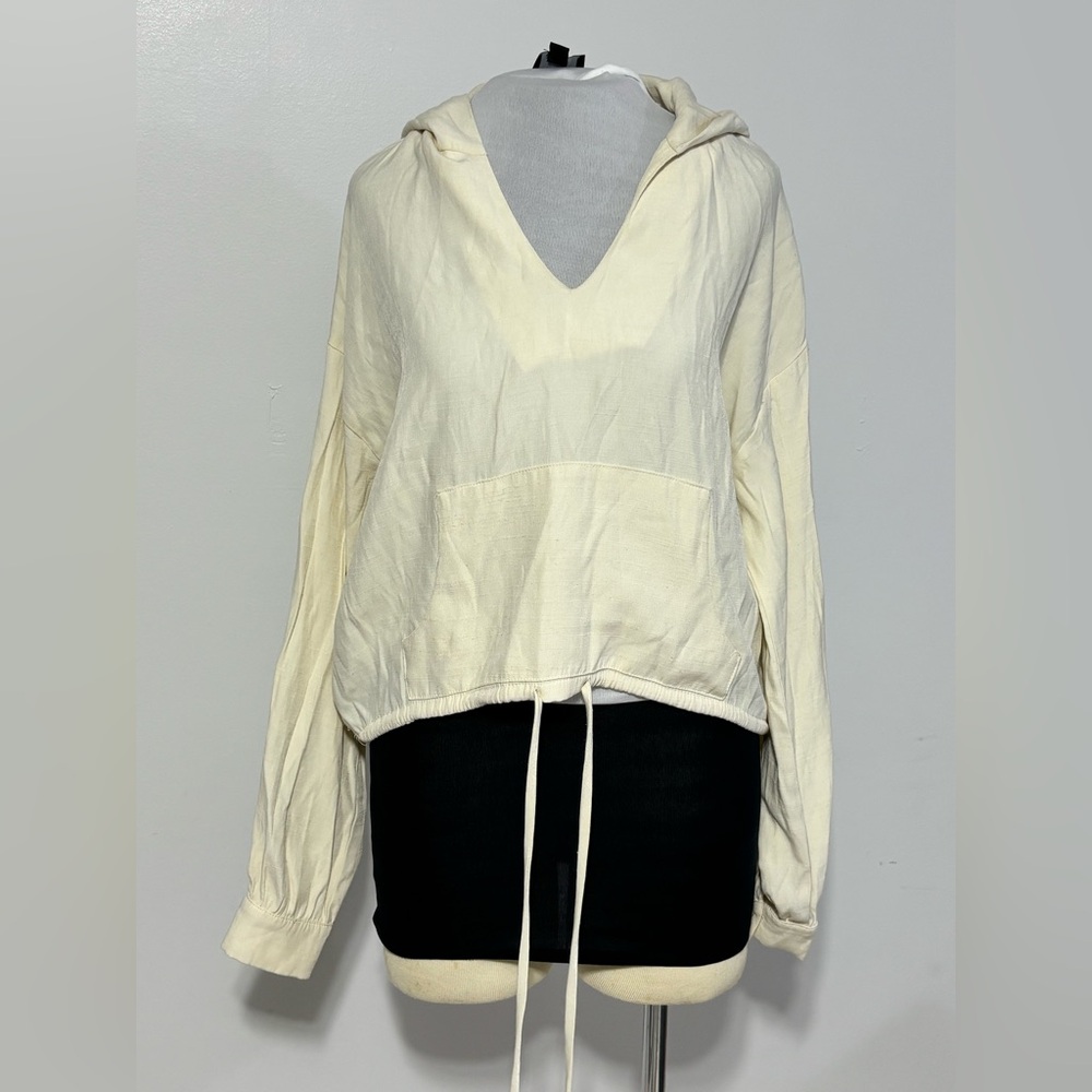 Lumiere Urban Outfitters Womens Sz Medium Pullover Sweatshirt Cropped Rust